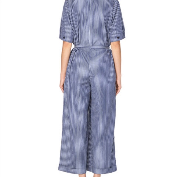 STELLA MCCARTNEY BLUE PINSTRIPE JUMPSUIT - Picture 2 of 4